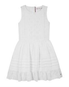 Платье, белый Tommy hilfiger