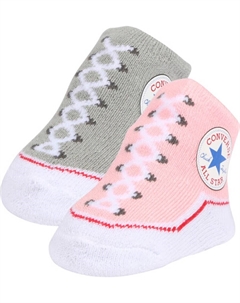 Обычные носки Chuck Taylor, цвет Grey/Pink Converse