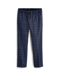 Брюки PULL ON CHECK, цвет navy blue Next