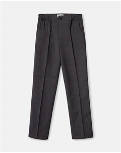 Однотонные классические брюки чинос для мальчика, серый Silbon