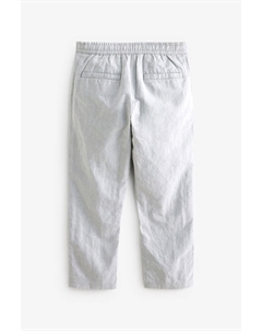 Брюки из льна/хлопка (3–16 лет), серый Next