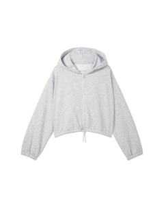 Толстовка, капюшон, кулиска, детская, цвет Light Stone Tom tailor