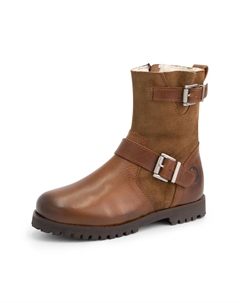 Детские ботинки Lii на молнии, цвет Cognac Travelin'