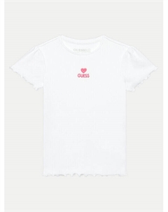 Футболка стандартного кроя, белый Guess