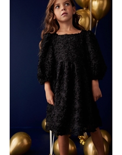 Фактурное праздничное платье (3–16 лет), черный Next