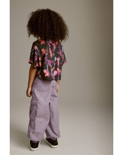 Боевые брюки широкого кроя (3-16 лет), фиолетовый Next