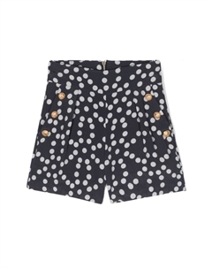 Kids шорты с тиснеными пуговицами, синий Balmain
