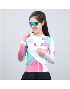 Кофта женская на молнии с принтом, мультиколор/белый Mountainpeak