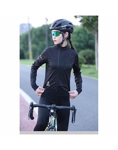 Женская ветровка для езды на велосипеде с принтом, черный Mountainpeak