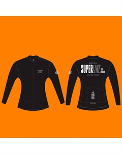 Кофта для езды на велосипеде с длинными рукавами и принтом, черный Mountainpeak