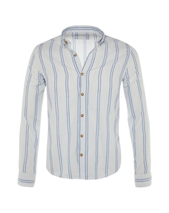 Приталенная рубашка на пуговицах, белый Trendyol