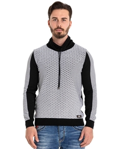 Свитер, черный/белый Cipo&baxx