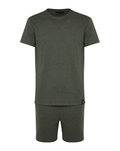 Короткая пижама, оливковый Trendyol