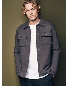 Межсезонная куртка обычного кроя, темно-серый Next