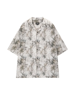 Удобная рубашка на пуговицах, серый Pull & bear