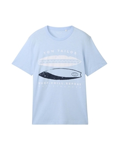 Рубашка, темно-синий/светло-синий Tom tailor