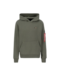 Толстовка, оливковый Alpha industries