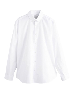 Деловая рубашка обычного кроя, белый Next