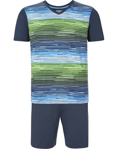 Короткая пижама Audun, цвет Blue/Navy Jan vanderstorm