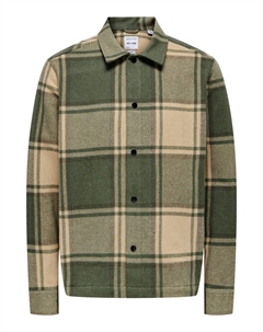 Рубашка обычного кроя на пуговицах ONSMACE, оливковый Only & sons