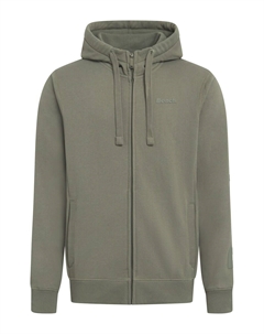 Толстовка с капюшоном на молнии, хаки Bench