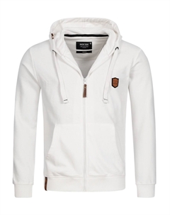 Толстовка с капюшоном на молнии Braidwood, белый Indicode jeans