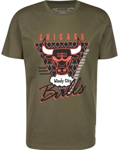 Рубашка NBA Allen Iverson - Philadelphia 76ers, оливковый Mitchell and ness