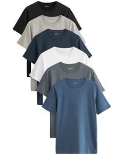 Рубашка Essential, цвет Navy/mottled grey/Black/White Next