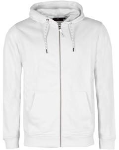 Толстовка с капюшоном на молнии, белый Indicode