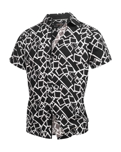 Рубашка обычного кроя на пуговицах Podrick, черный Indicode jeans