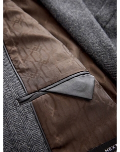 Приталенный пиджак от костюма, серый Next