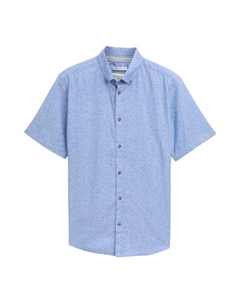 Рубашка обычного кроя на пуговицах, темно-синий/светло-синий Tom tailor