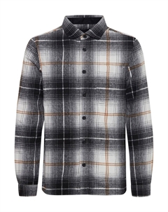 Рубашка обычного кроя на пуговицах Valmer, черный Indicode jeans