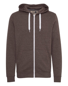 Толстовка с капюшоном на молнии Olli, коричневый Solid