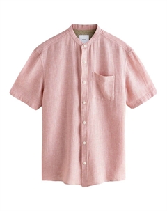 Рубашка обычного кроя на пуговицах, светло-розовый Next