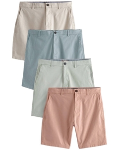 Обычные брюки- чинос, цвет Beige/Light blue/Light brown/Pastel green Next