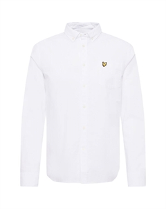 Деловая рубашка обычного кроя, белый Lyle & scott