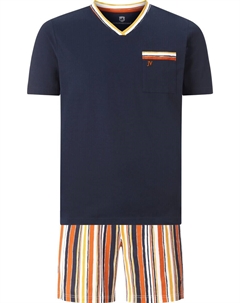 Короткая пижама  Fredstein, темно-синий Jan vanderstorm