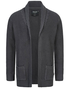 Вязаный кардиган, темно-серый Indicode jeans