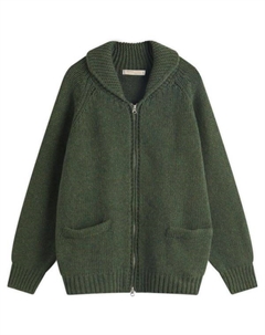 Кардиган на молнии Cowichan, зеленый Frizmworks