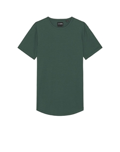 Футболка с закругленным подолом, цвет juniper Cuts