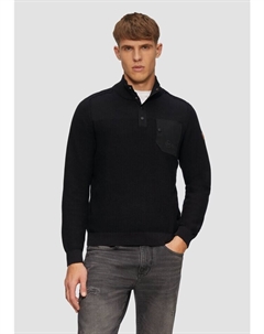 Пуловер Strickpullover langarm, черный S.oliver