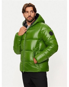 Пуховик стандартного кроя, зеленый Save the duck