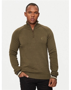 Свитер обычного кроя, хаки Indicode