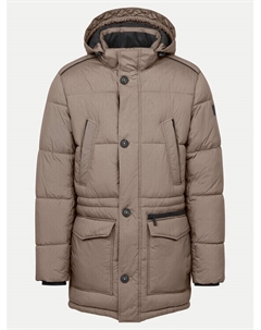 Пуховик стандартного кроя, бежевый Bugatti