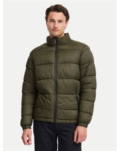 Пуховик стандартного кроя, зеленый Blend
