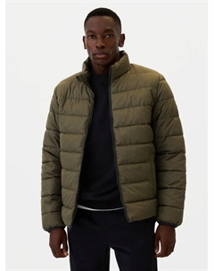 Пуховик стандартного кроя, зеленый Gap