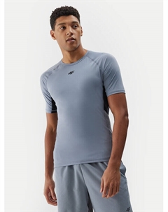 Техническая футболка узкого кроя, серый 4f