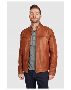 Кожаная куртка, коричневый Bugatti