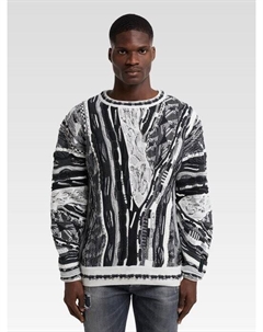 Свитер де кристан с круглым вырезом, серый Carlo colucci